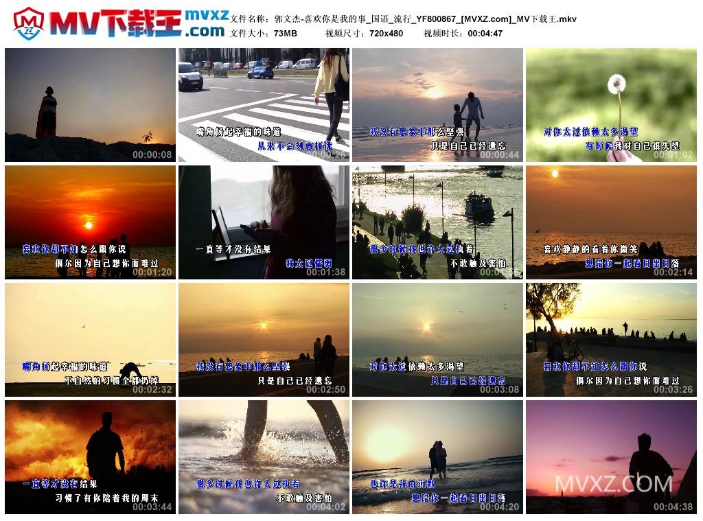 郭文杰-喜欢你是我的事_国语_流行_YF800867
